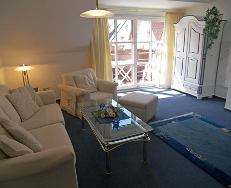 Vacation apartment C1 Hotel Sylter Hahn in Westerland living room relaxation