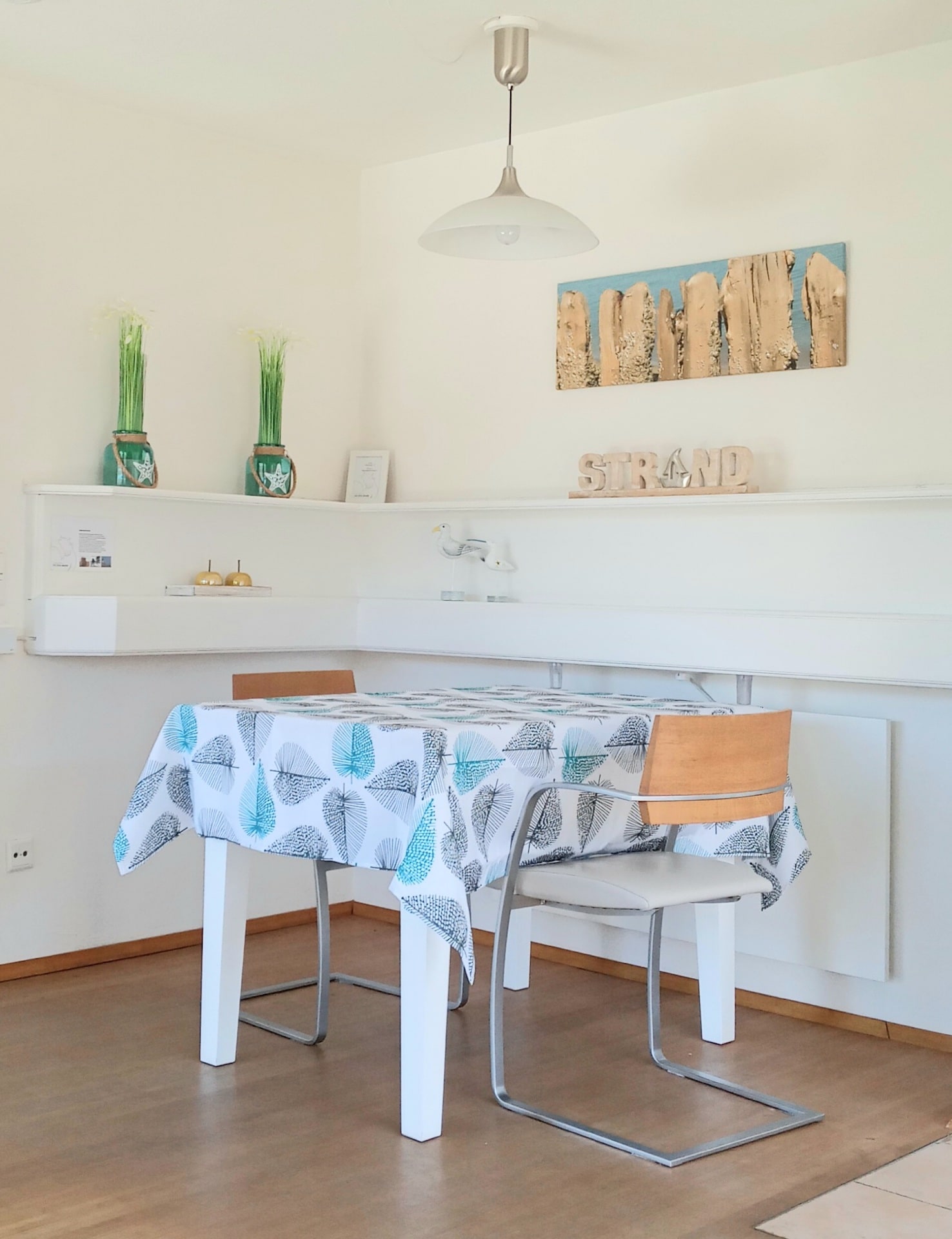 Esstisch in der Ferienwohnung D4 in Westerland auf Sylt