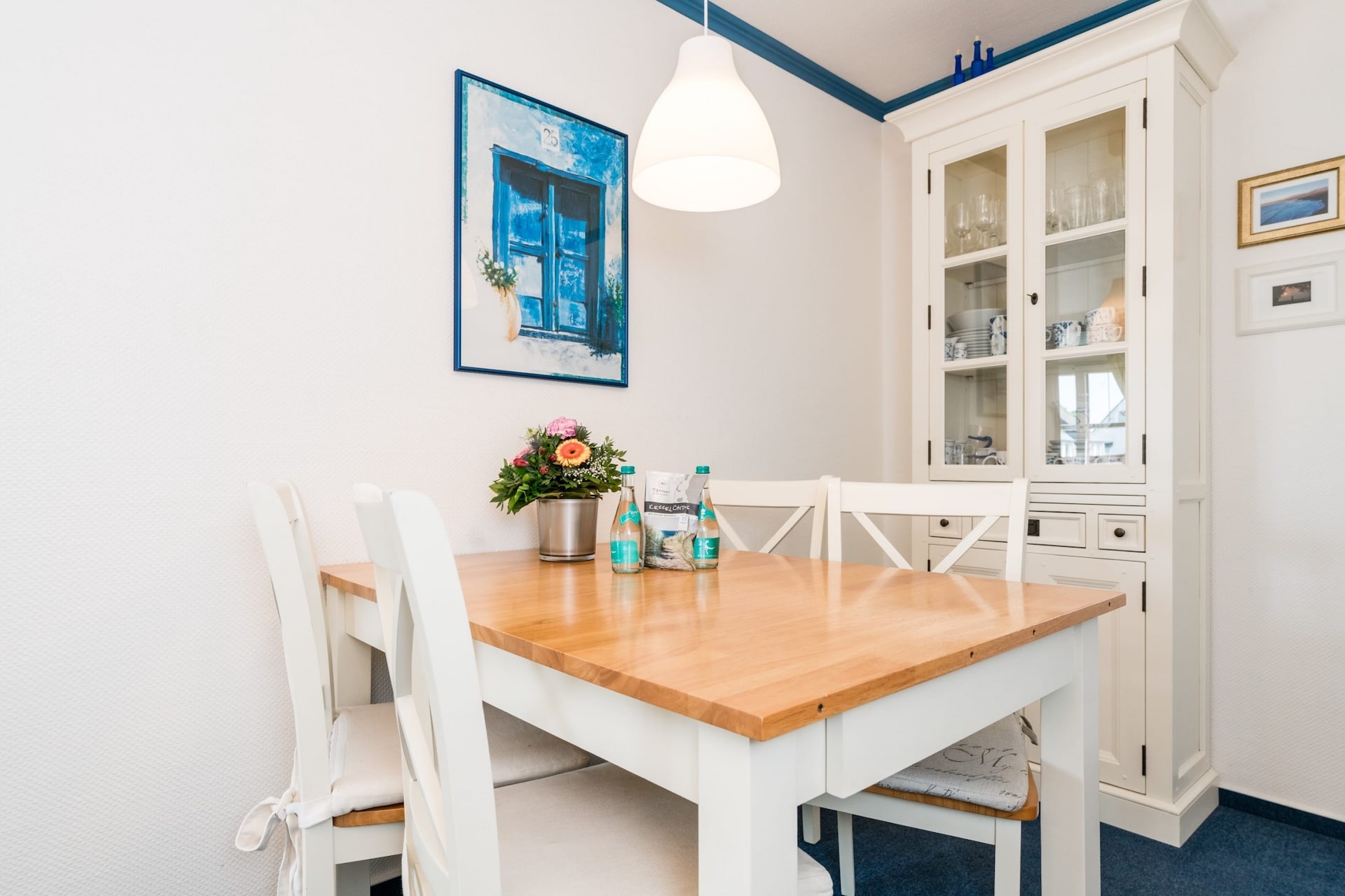 Esstisch in der Ferienwohnung C3 im Hotel Sylter Hahn in Westerland auf Sylt