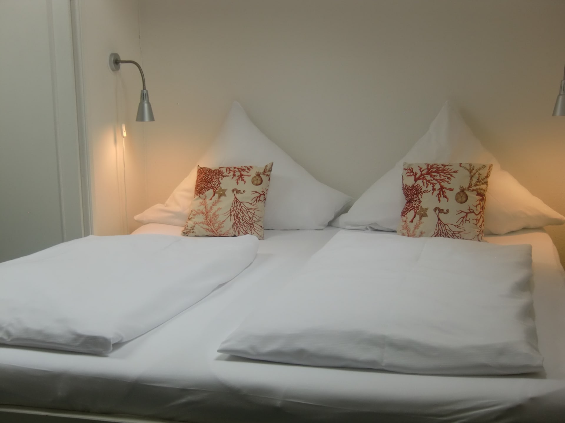 Schlafzimmer in der Ferienwohnung D4 in Westerland auf Sylt