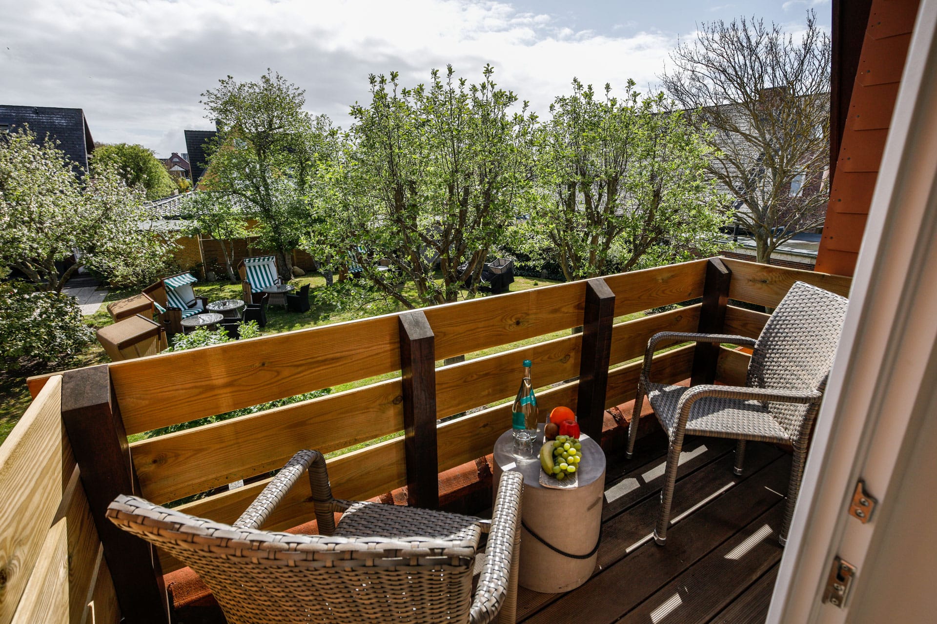 Einzelzimmer mit Balkon auf Sylt im Hotel Sylter Hahn in Westerland in der Nähe von Sylt strand